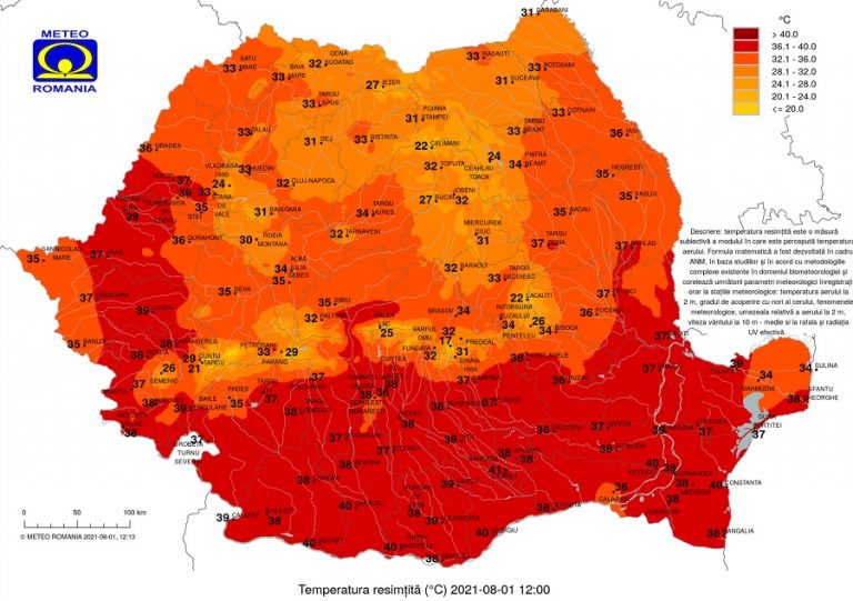 Început de august în Munții Apuseni: Cald ziua, nopțile vor fi tropicale, ploi torențiale, vijelii și grindină!