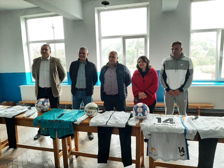 Euro Sun Mining, alături de juniorii echipei de fotbal din Bucureșci
