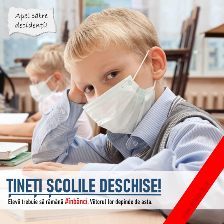 De la Brad, a fost lansată campania națională pentru menținerea școlilor deschise #înbănci