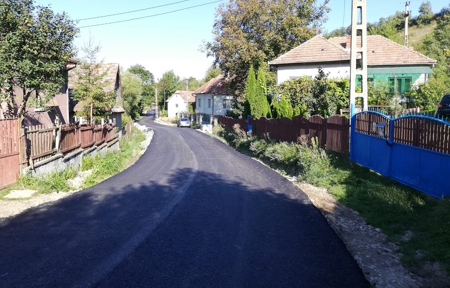 A fost finalizată asfaltarea la drumul județean 103V Vlaha – Vălișoara