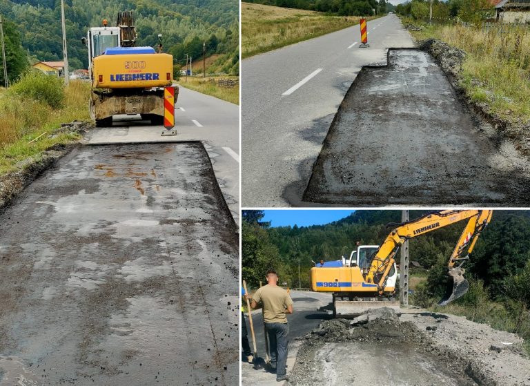 Au început lucrările de întreținere pe drumul județean 108A Ciucea – Vânători