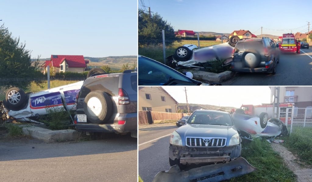 Accident rutier în Gilău, pe strada Someșului Rece: O femeie a fost rănită!