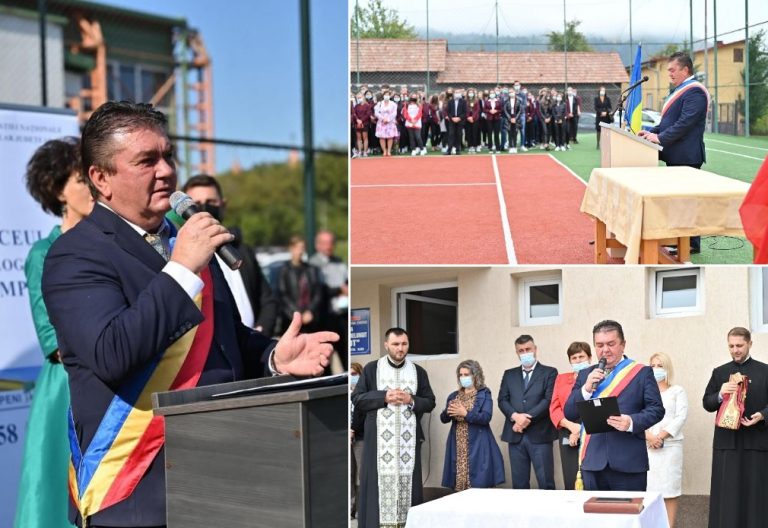 Cristian Dan Pasca le transmite elevilor din Câmpeni: Ne vom asigura că aveți toate condițiile unei  educații de calitate pentru a performa