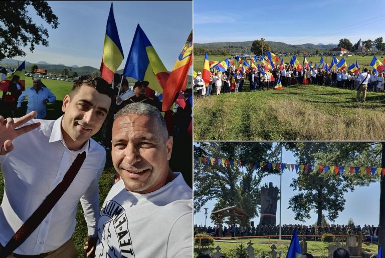 (VIDEO) Florin Nuțea, alături de George Simion la Țebea: Am reușit însă să ne cinstim eroii neamului romanesc așa cum se cuvine!