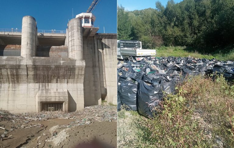 Barajul de la Mihăileni, noua groapă de gunoi a Văii Crișului Alb
