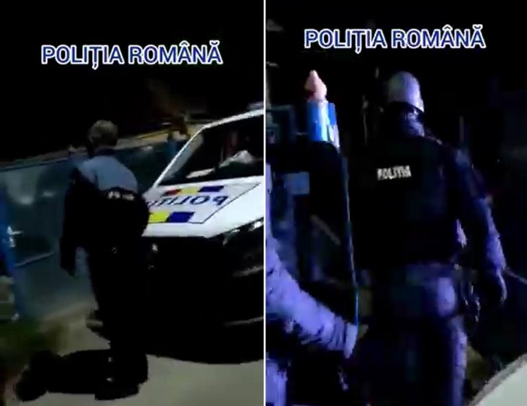 (VIDEO) Dis-de-dimineață mascații au reținut un tânăr de 22 de ani din Geoagiu după o percheziție domiciliară!