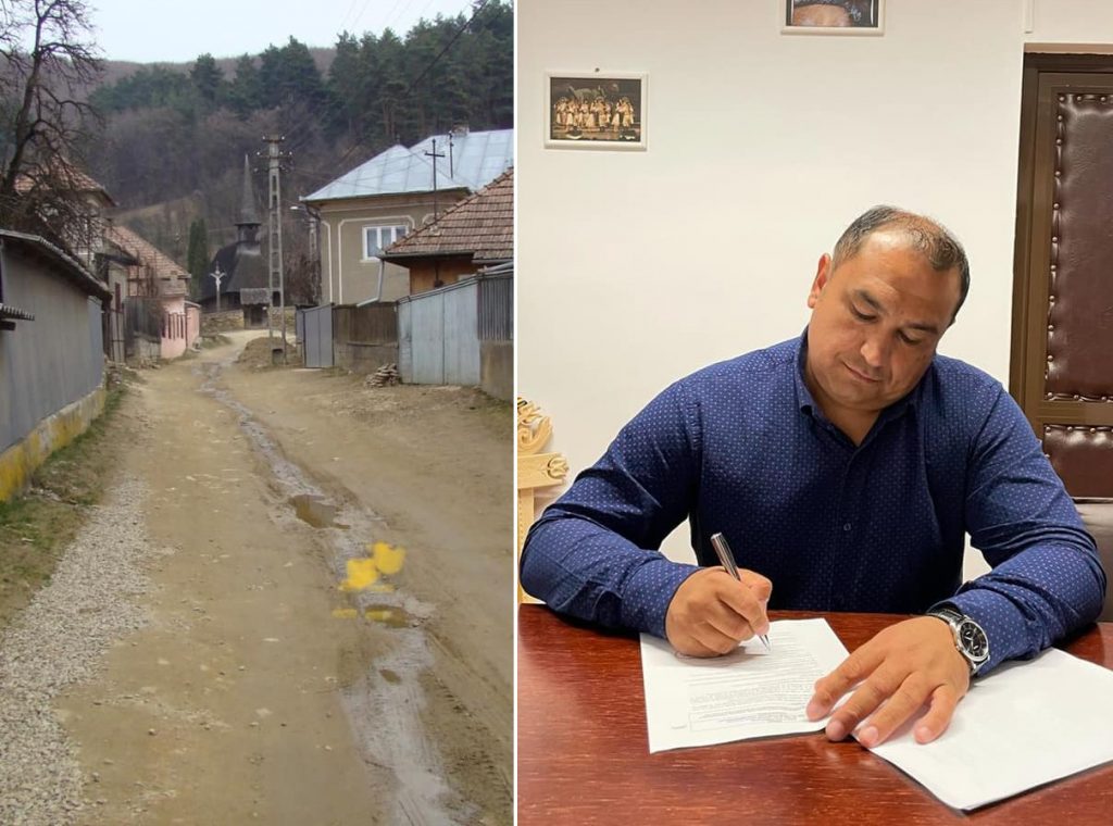 A fost semnat contractul de execuție a lucrărilor de modernizare la străzile din Someșu Rece