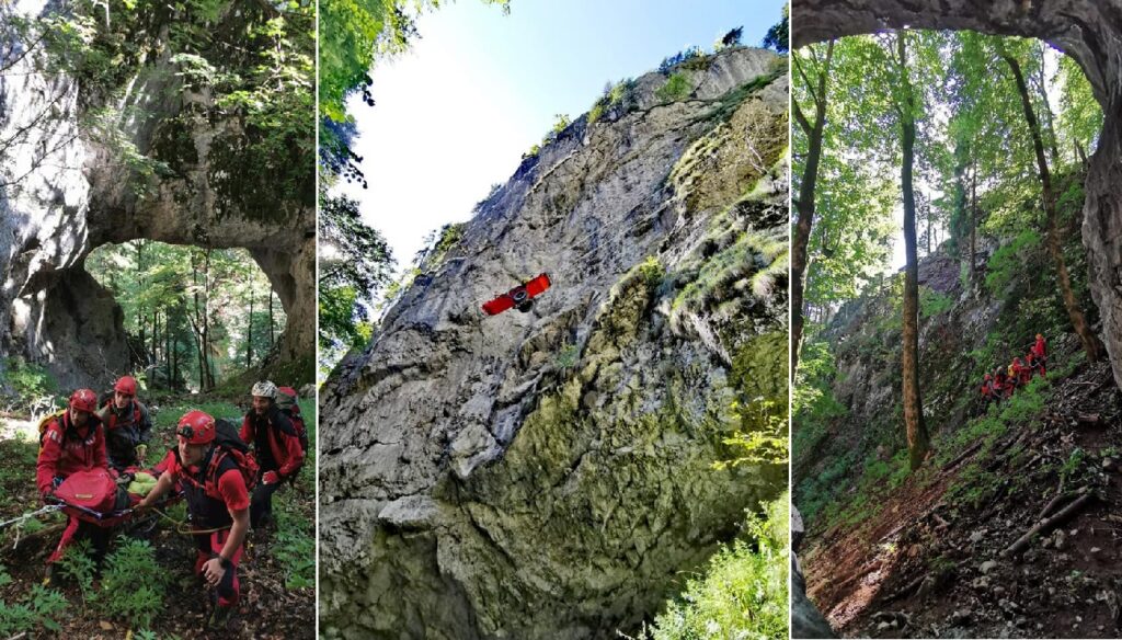VIDEO și FOTO de la stagiul de pregătire organizat de către Salvamont Salvaspeo Bihor în Cheile Galbene