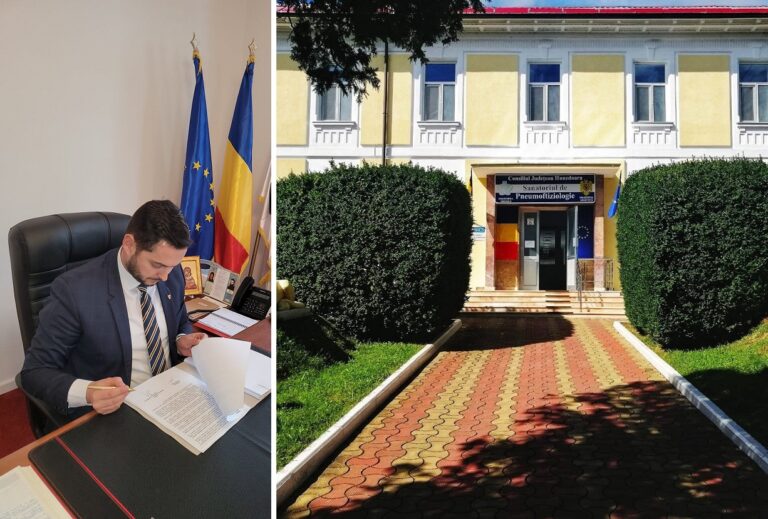 Alin Țambă anunță: Pregătim noi lucrări de investiții la Sanatoriul din Geoagiu. 80 de paturi care au asigurat oxigenul