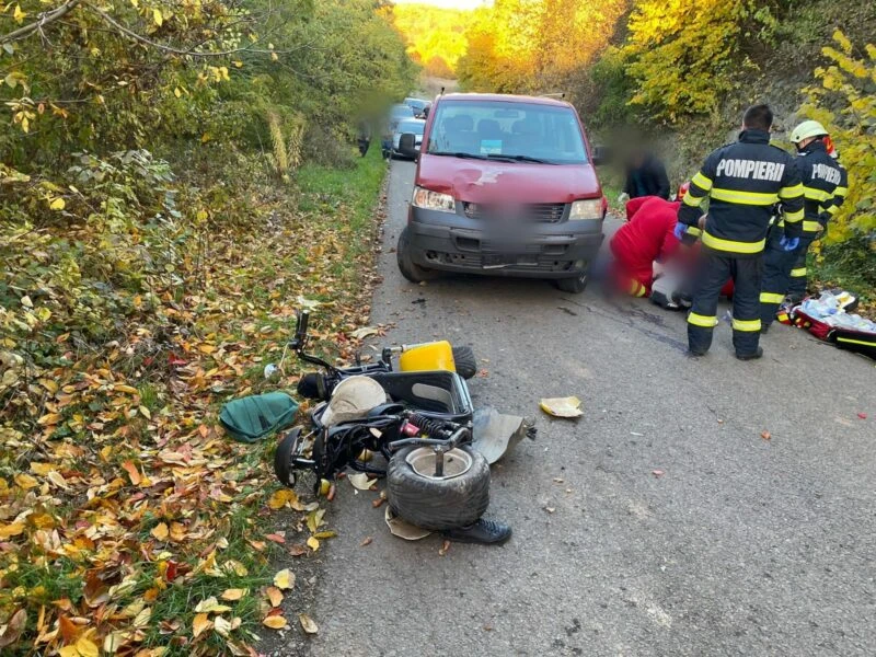 (FOTO) Accident mortal pe DC 134 în Bicălatu, lângă Huedin: A intervenit elicopterul SMURD!