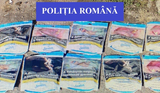 Doi bărbați din Beiuș au fost depistați în flagrant delict cu 3,45 kg. de tutun nemarcat corespunzător