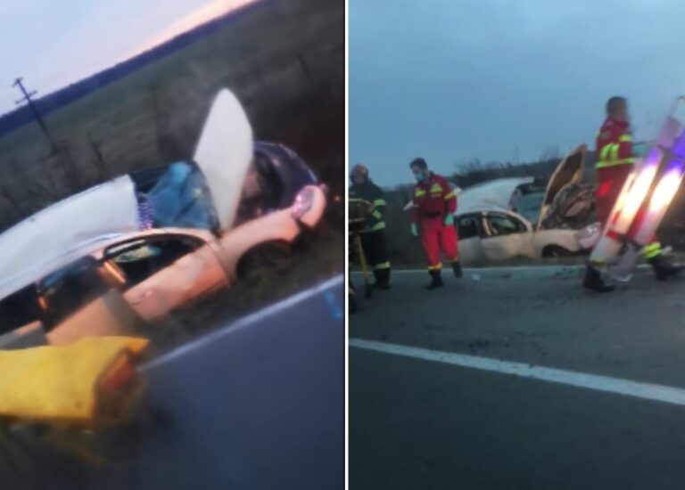 Un bărbat de 37 de ani, din Beiuș, băut la volan și fără permis, s-a rostogolit cu mașina și a rănit o tânără și un minor