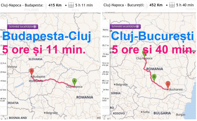 La 104 ani de la Marea Unire, Budapesta este mai aproape de Cluj-Napoca, ca Bucureștiul…