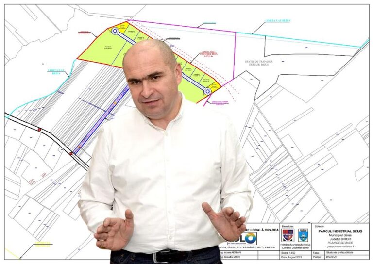 Ilie Bolojan: Am stabilit amplasamentul  pentru viitorul parc industrial din municipiul Beiuș