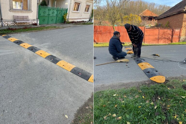 Au fost montate primele limitatoare de viteză în Dezna