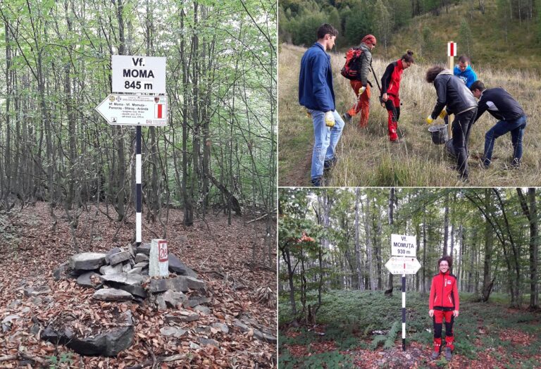 Salvamontiștii din Arad au amenajat trasee din Platoul Vașcău, Munții Codru-Moma, la granița dintre Arad și Bihor