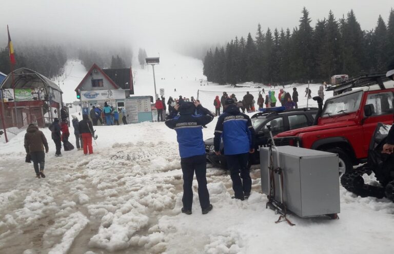 Jandarmii montani din Apuseni se află pe pârtii și acționează pentru siguranța turiștilor