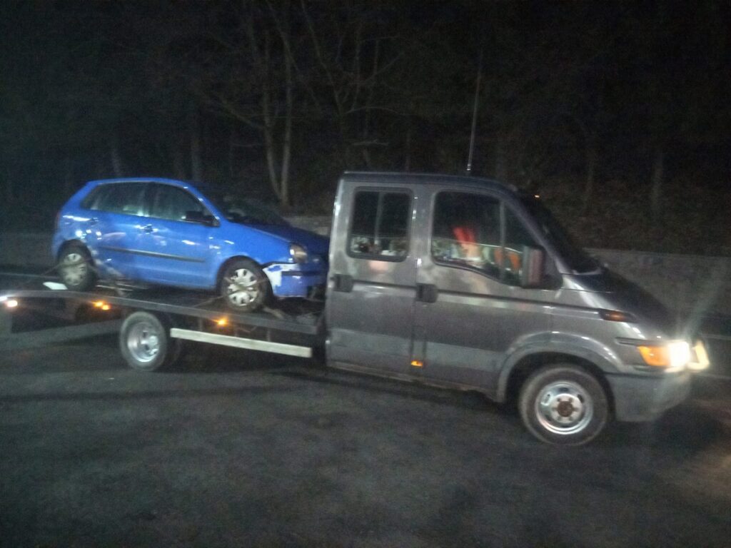 (FOTO) Accident la intrarea în Bucea, pe DN1 E60, sensul spre Oradea