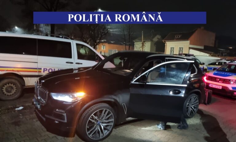 Bolid de lux furat din SUA a fost recuperat de polițiștii din Huedin