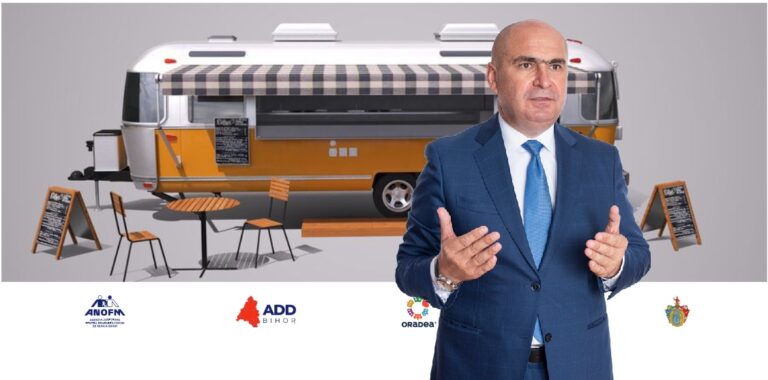 Încă o lecție predată de Bolojan, Bucureștiului: „Food-truck-uri” pentru producătorii din Bihor