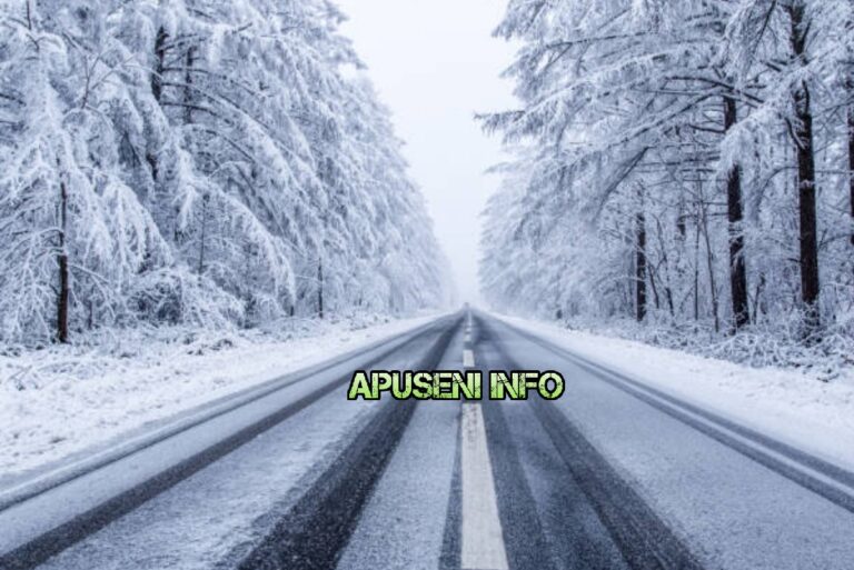 AVERTIZARE: Se circulă în condiții de iarnă în zona Munților Apuseni!