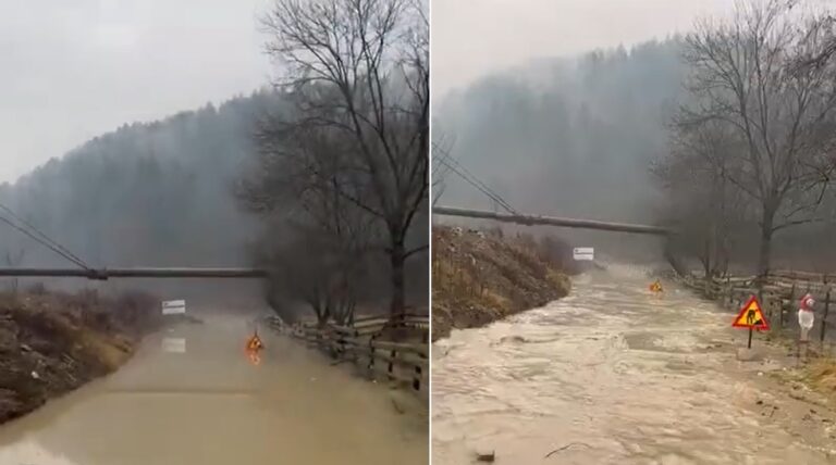 Dezastru în Apuseni: Lunca Merilor din Bistra a fost inundată de Arieș! Și Vidra a fost lovită!