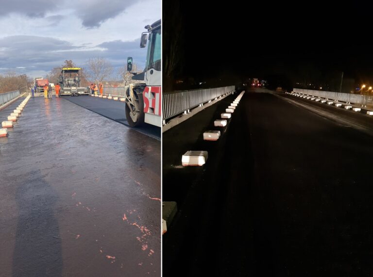Podul din Turda, de peste Arieș, ar putea fi dat în folosință săptămâna viitoare!