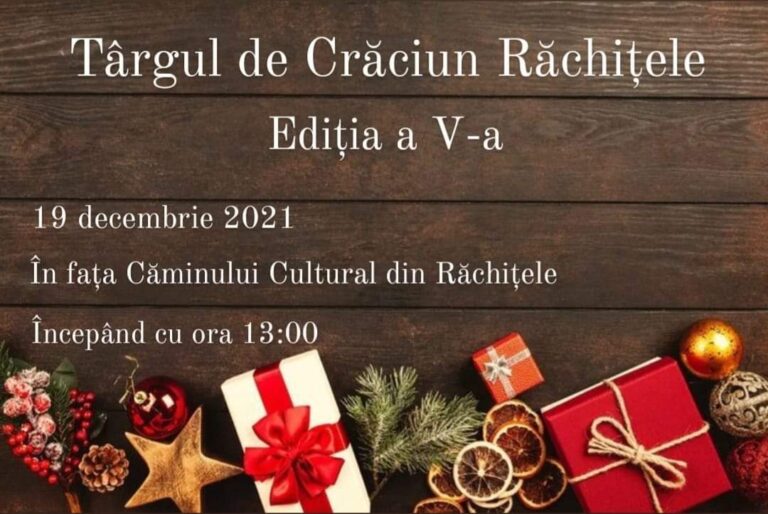 Târgul de Crăciun Răchițele a ajuns la a V-a ediție și așteaptă colindătorii din toata zona Huedin