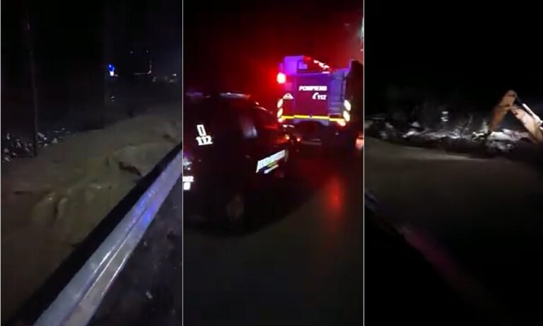(VIDEO) Pericol de INUNDAȚII în APUSENI: ISU intervine în toiul nopții pe Valea Sohodol!