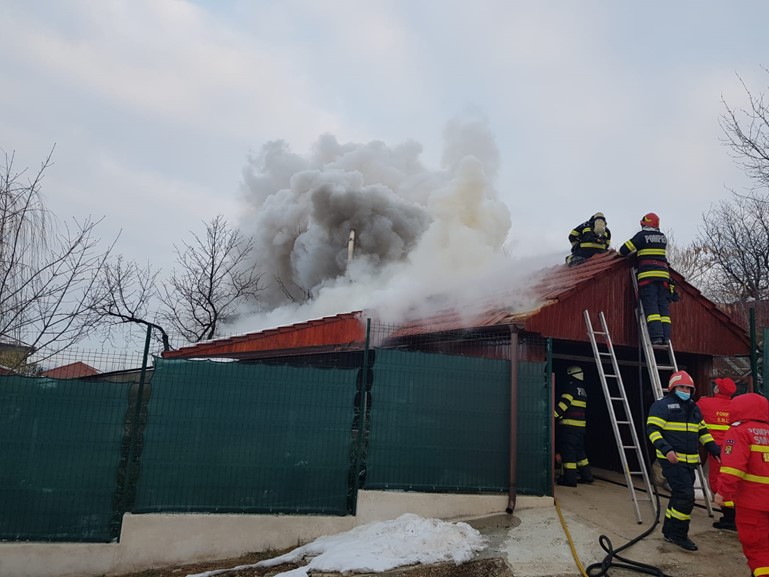 Zeci de incendii provocate de coșurile de fum, în primele 25 de zile ale acestui an, în Bihor