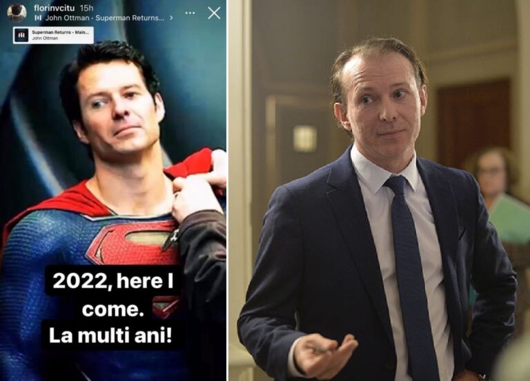 Penibil sau amuzant? Florin Cîțu se crede Superman și în 2022