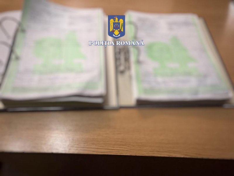 Percheziții la persoane bănuite de falsuri în domeniul silviculturii