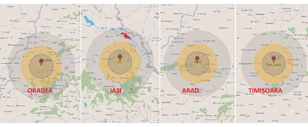 Ce efecte ar avea asupra orașelor Oradea, Timișoara, Arad și Iași detonarea unei bombe atomice, potrivit unei simulări?