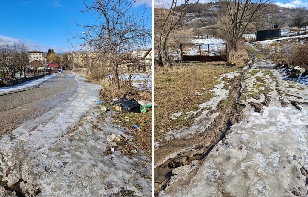 O situație care prezenta un risc pentru pietonii și mașinile de pe străzile „Victoriei” și „Plaiuri” din Brad a fost soluționată