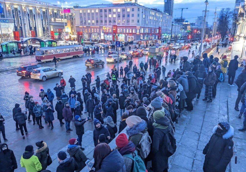 (VIDEO) Proteste la Moscova contra războiului din Ucraina: Rușii se revoltă împotriva dictatorului Putin