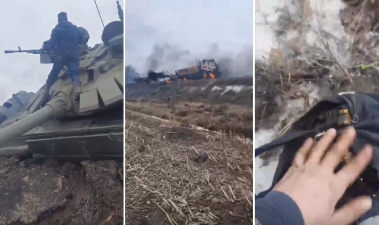 VIDEO cu tancurile rusești capturate de ucraineni:  Degringoladă totală în tabăra lui Putin. Kremlinul în genunchi!