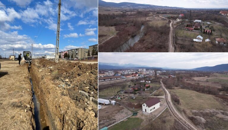 Se lucrează la rețeaua de gaze naturale din Ștei: Primii 2 km sunt în grafic!