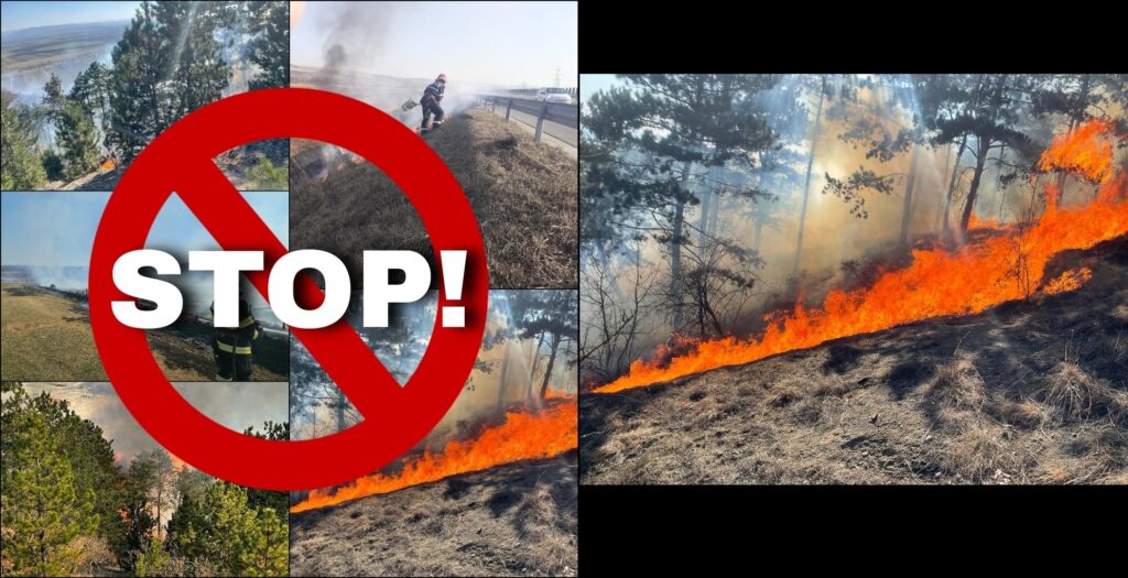 APEL: Renunțați la curățarea terenurilor prin incendiere! Zeci de INCENDII în tot Ardealul în ultimele 24 de ore!