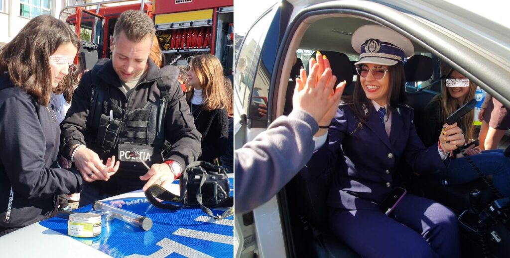 Elevii de la Școala Gimnazială „Horea, Cloșca și Crișan” au fost entuziasmați de activitățile polițiștilor hunedoreni