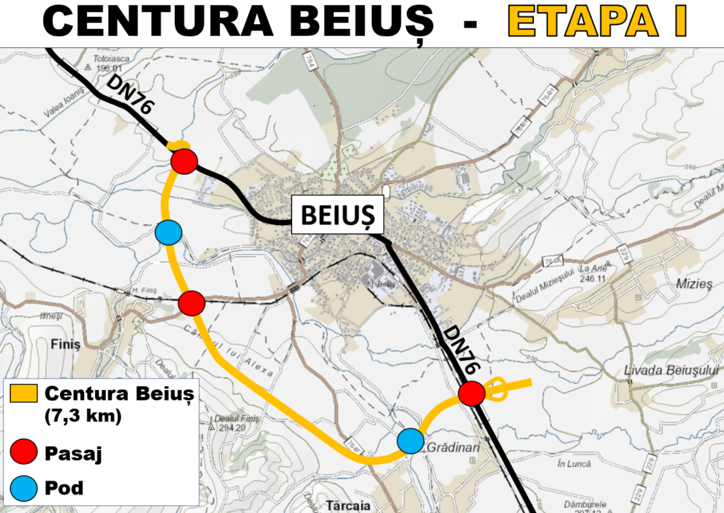 A fost lansată licitația pentru supravegherea șantierului la Centura Beiuș