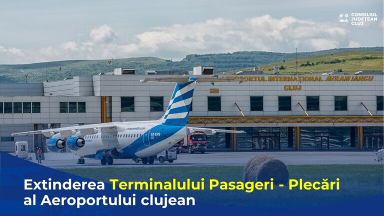 Se extinde Terminalul Pasageri-Plecări al Aeroportului Internațional „Avram Iancu” Cluj-Napoca