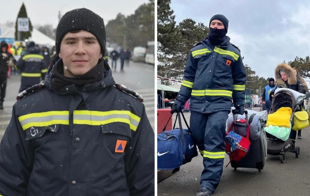 Nu este licean, ci un salvator de vieți: Un pompier din Huedin ne face cinste la Vama Siret!