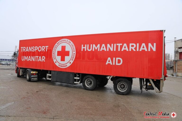 Filiala de Cruce Roșie Alba continuă campania umanitară în sprijinul victimelor războiului din Ucraina