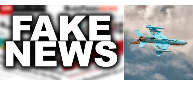 Cum manipulează rușii naivii din România? FAKE NEWS lansat de ruși: MiG-21 prăbușit recent ar fi fost doborât de apărarea antiaeriană a Ucrainei