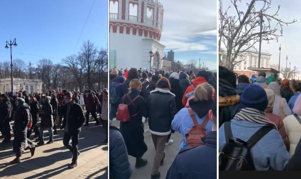 VIDEO Continuă protestele anti-război în Rusia