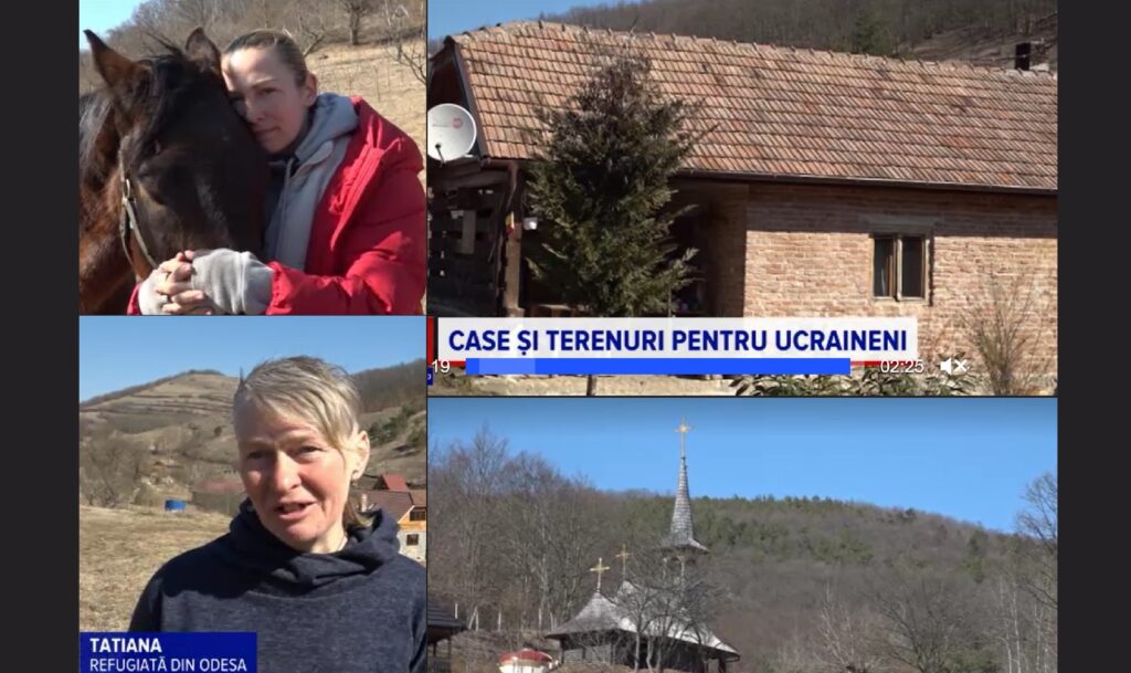 Două refugiate din Ucraina s-au mutat în case părăsite din Apuseni! Tatiana, refugiată din Odesa: „Aici este foarte multă liniște. Mulțumim mult persoanelor care îi ajută pe ucraineni”