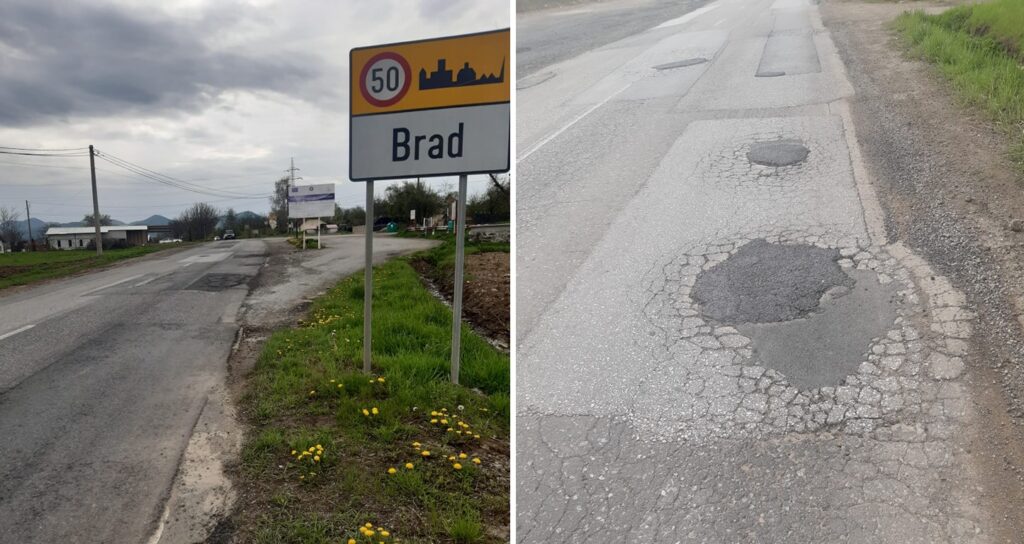 Florin Nuțea (AUR): Cum să vină investitorii în Brad, dacă din orice parte ai intra în oraș, suspensiile mașinii îți vor aduce aminte de un  şváiţer?