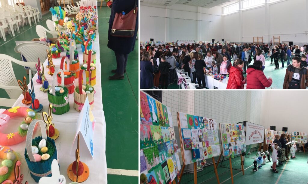 Grădinița „Floare de colț” din Brad a organizat cu succes cea de-a XIV-a ediție a Concursului Național „Târgul de Paște”