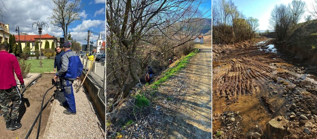 Gelu Topan: Am curățat spațiile verzi, igienizat și decolmatat cursurile de apă Someș și Căpuș