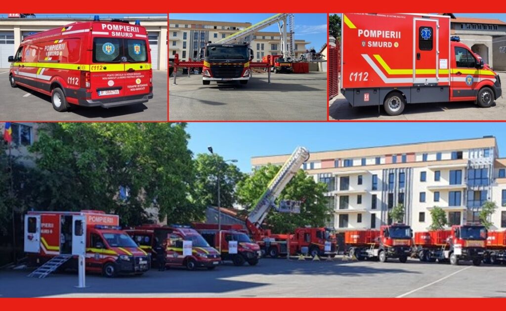 Autospeciale de intervenție și echipamente nou intrate în dotarea ISU Crișana Bihor